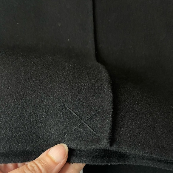 Nap Loungewear Double Breasted Wool Cashmere Coat XL Ornate Buttons Missing Belt - Picture 13 of 13